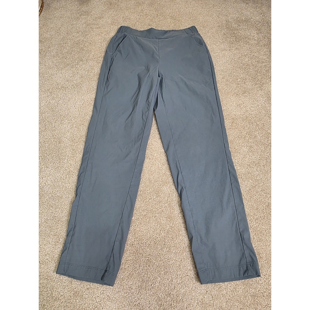 Modern Ambition Women Slate Blue Gray Recycled Nylon Stretch Active Pants Size M - Picture 3 of 8